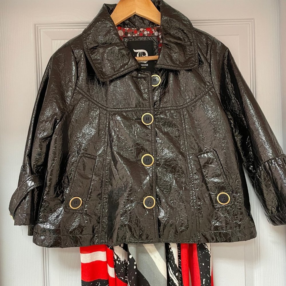 DOLLHOUSE SHINY LEATHER JACKET  S
